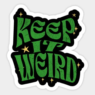 Keep It Weird Sticker